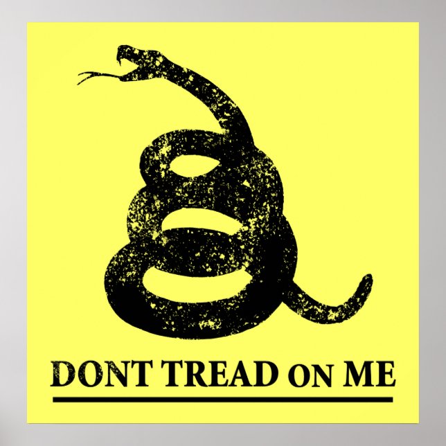 Affiches Don't Tread on Me (Devant)