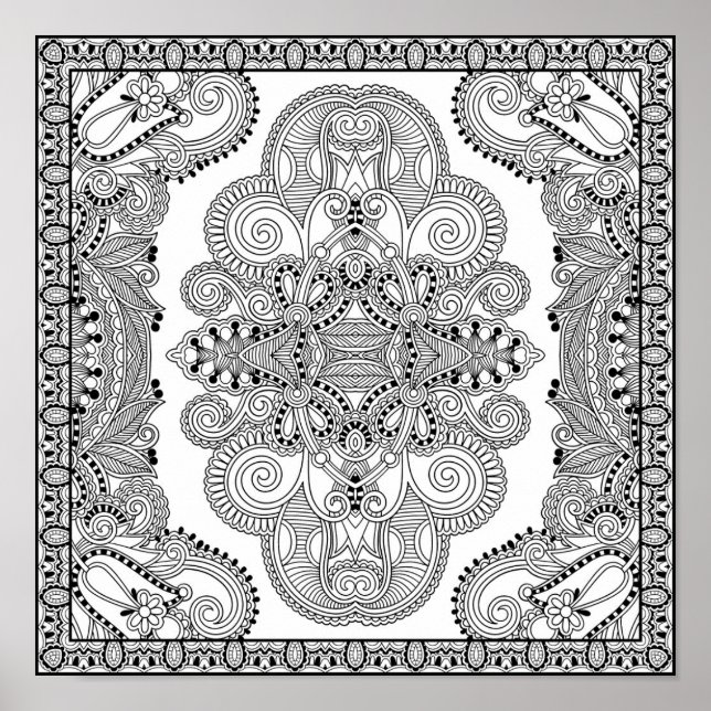 Affiches Doodle 2 unique (Devant)