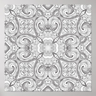 Affiches Doodle tribal 3