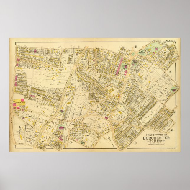 Affiches Dorchester, Massachusetts 7 (Devant)