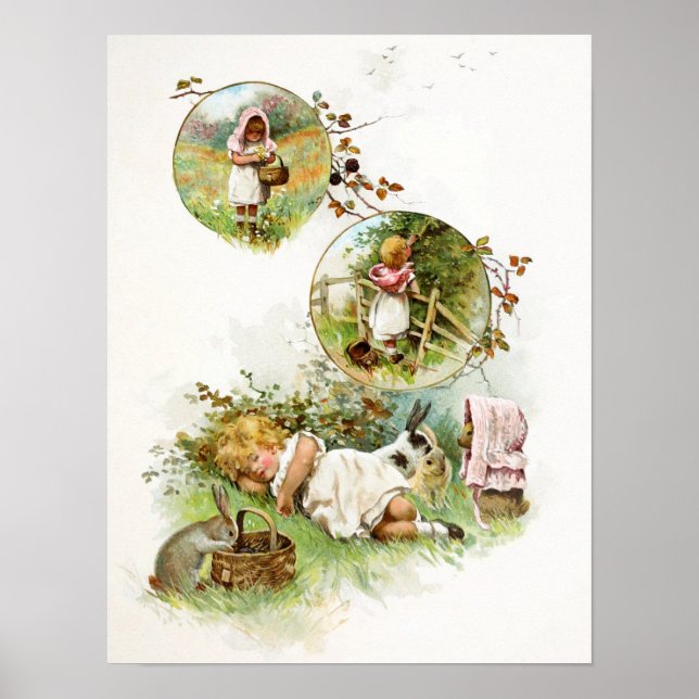 Affiches Dormir et rêver de lapins lapins (Devant)