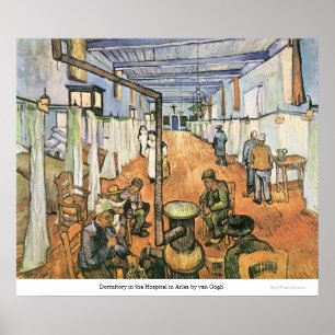 Affiches Dortoir à l'hôpital d'Arles par van Gogh