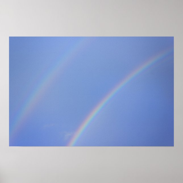 Affiches Double arc-en-ciel (Devant)