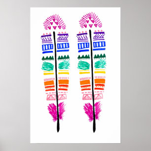 Affiches Double plumes