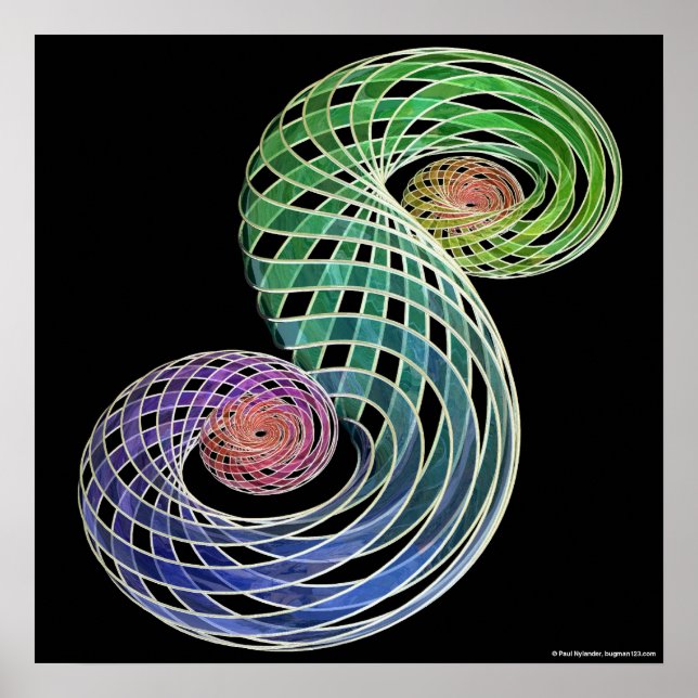 Affiches Double spirale (Devant)