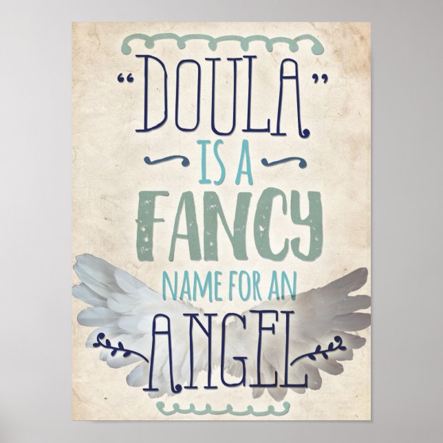 Affiches Doula est un ange (Devant)
