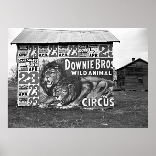 Affiches Downie Bros Circus: 1936 (Devant)