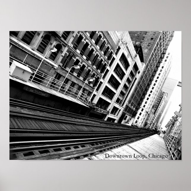 Affiches Downtown Loop, Chicago (Devant)