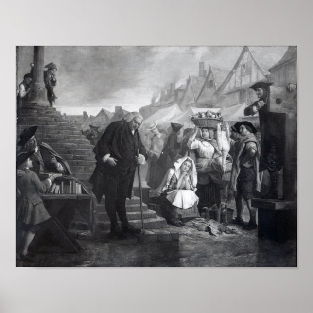 Affiches Dr Johnson pénitente sur le marché (Devant)
