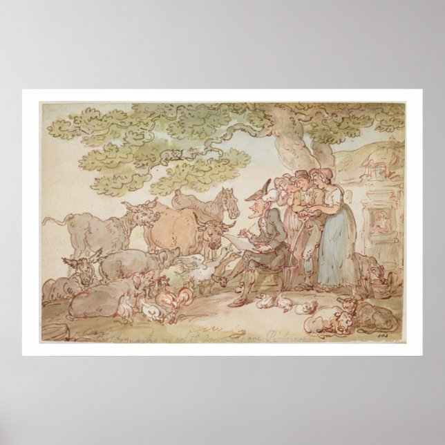 Affiches Dr Syntax esquisse après la nature (Devant)