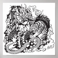 dragon and tiger figfigting