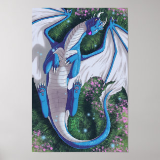 Affiches Dragon bleu