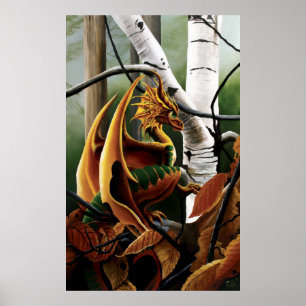 Affiches Dragon dans les arbres