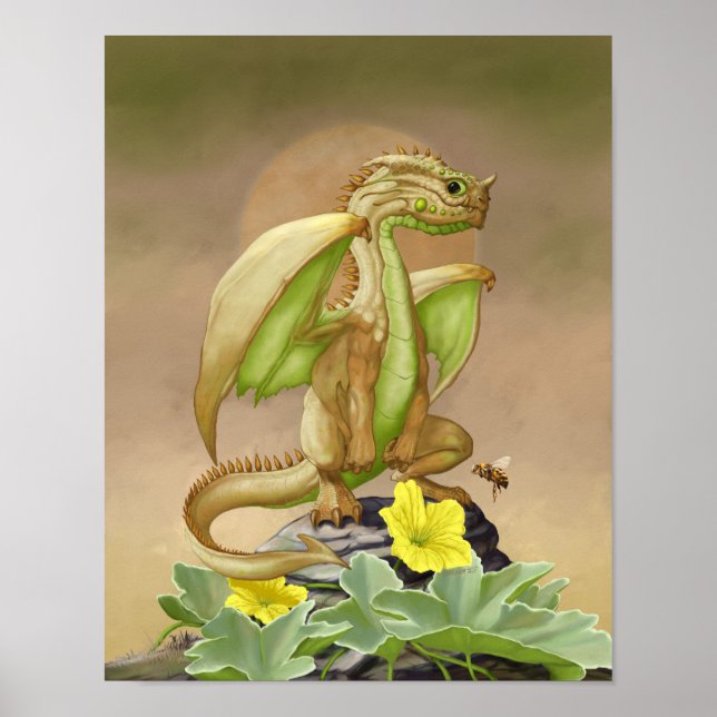 Affiches Dragon de brebis miel 11x14 (4x6 et plus) (Devant)