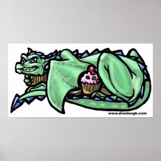 Affiches Dragon de Cupcake