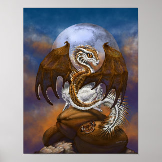 Affiches Dragon de noix de coco 11x14 (4x6 et plus)