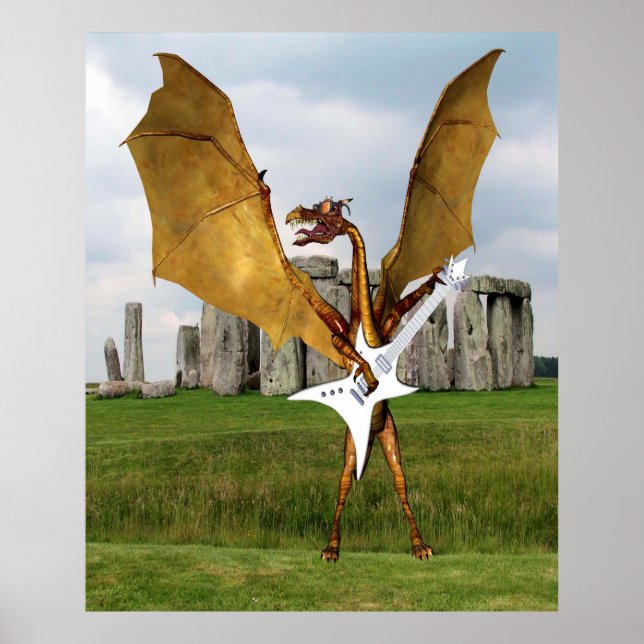 Affiches Dragon de Stonehenge (Devant)