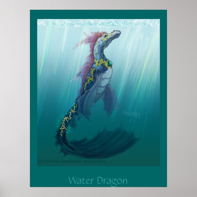 Affiches Dragon d'eau (Devant)