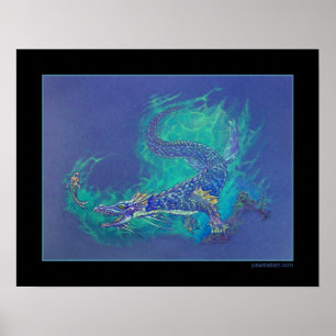 Affiches Dragon d'eau