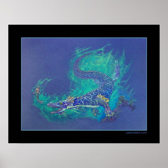 Affiches Dragon d'eau (Devant)