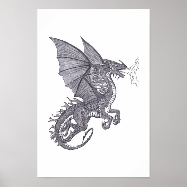 Affiches dragon émeraude (Devant)