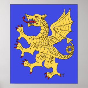 Affiches Dragon Rampant Ou