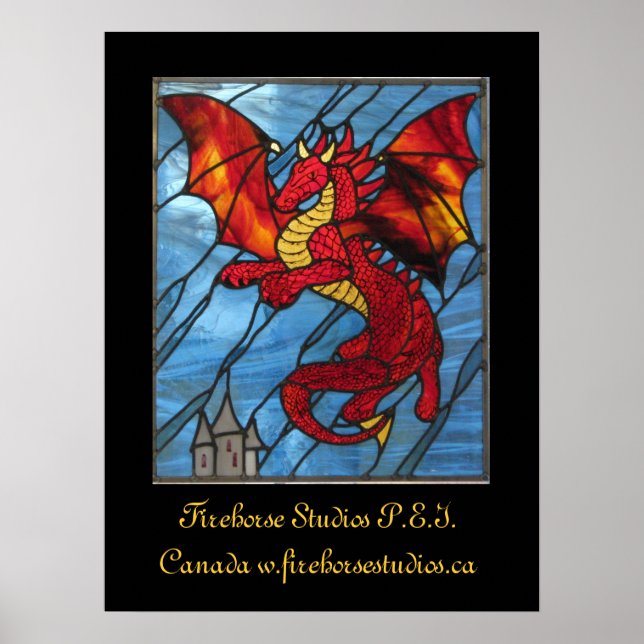 Affiches Dragon rouge (Devant)