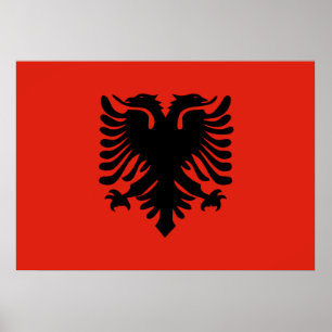 Affiches Drapeau Albanie