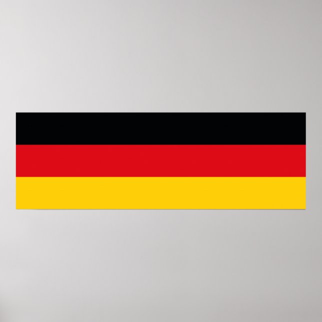 Affiches Drapeau allemand (Devant)