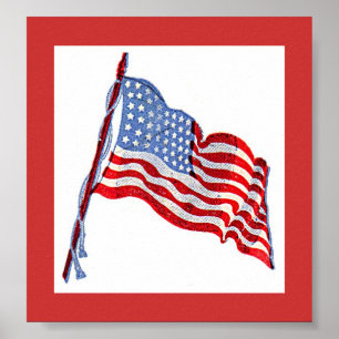 Affiches Drapeau américain