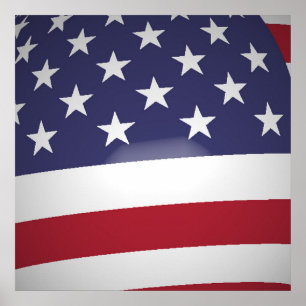 AFFICHES DRAPEAU AMÉRICAIN