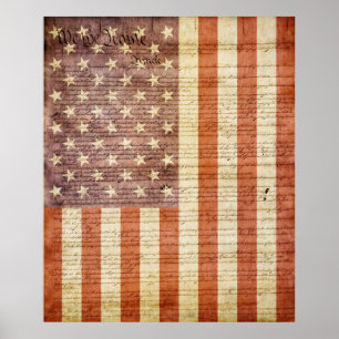 Affiches Drapeau américain