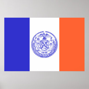 Affiches Drapeau américain de New York