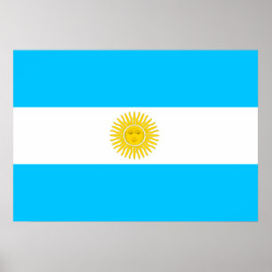 Affiches Drapeau Argentine