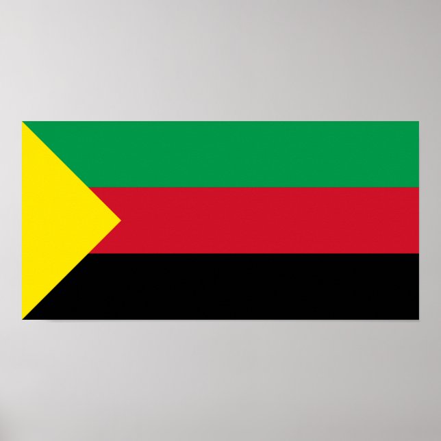 Affiches Drapeau Azawad (Devant)