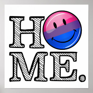 Affiches Drapeau bi-sexuel, réchauffement des ménages