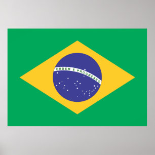 Affiches Drapeau Brasil