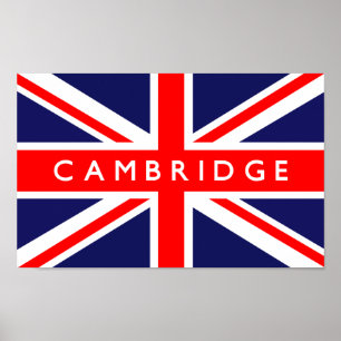 Affiches Drapeau Cambridge UK