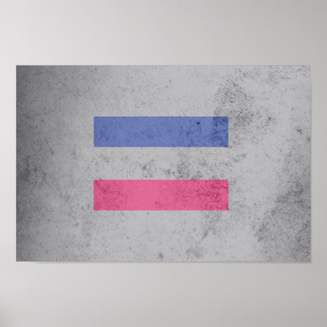 AFFICHES DRAPEAU DE FIERTÉ ANDROGYNE (Devant)