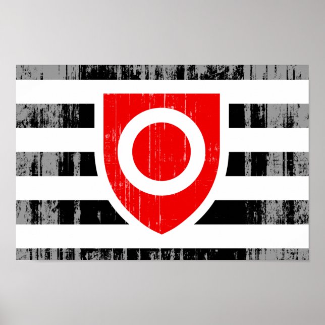 AFFICHES DRAPEAU DE FIERTE DE PROPRIÉTÉ (Devant)