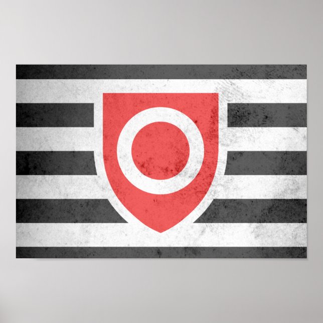 AFFICHES DRAPEAU DE FIERTE DE PROPRIÉTÉ (Devant)