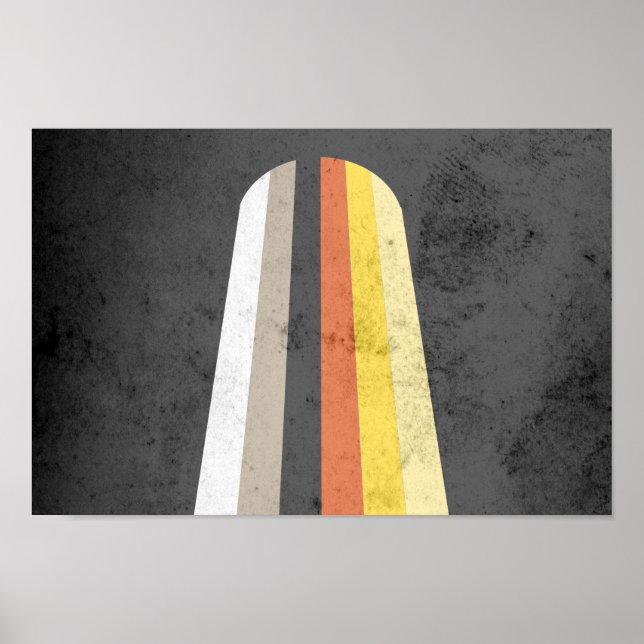 AFFICHES DRAPEAU DE FIERTE DES CHEVEUX LONGS (Devant)