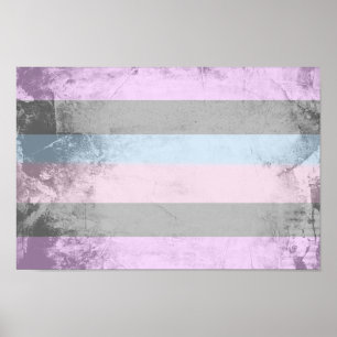Affiches Drapeau de fierté intersexe