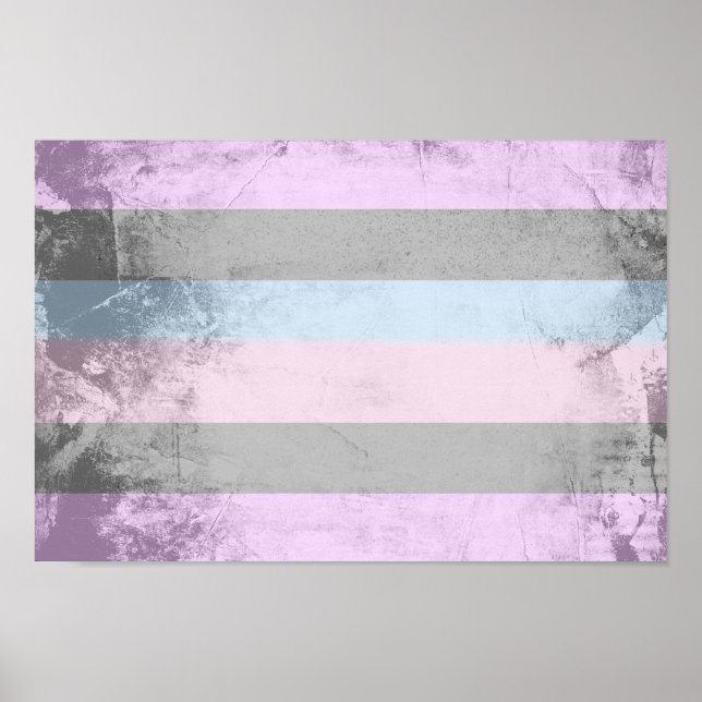 Affiches Drapeau de fierté intersexe (Devant)