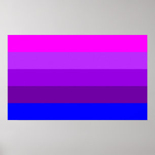 Affiches Drapeau de fierté transgenre alternatif