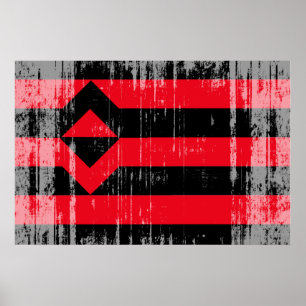 AFFICHES DRAPEAU DE FIST PRIDE