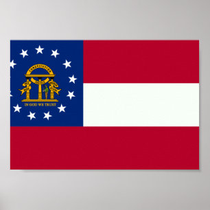 Affiches Drapeau de Géorgie