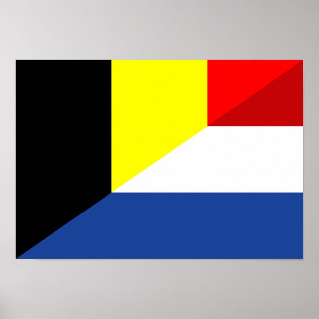 Affiches drapeau de la belgique de la patrie drapeau de la  (Devant)
