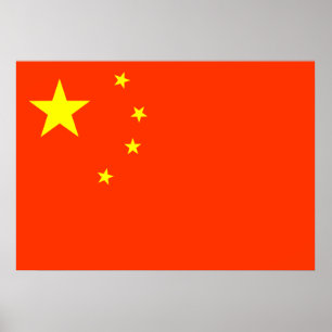 Affiches Drapeau de la Chine
