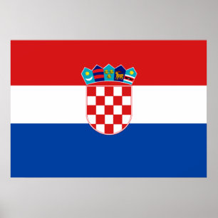 Affiches Drapeau de la Croatie